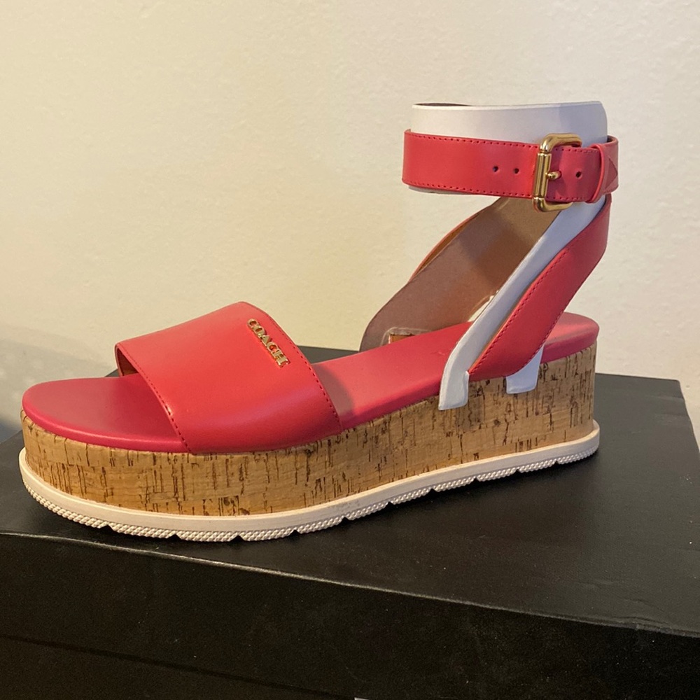 Coach Talulah Leather Sandal